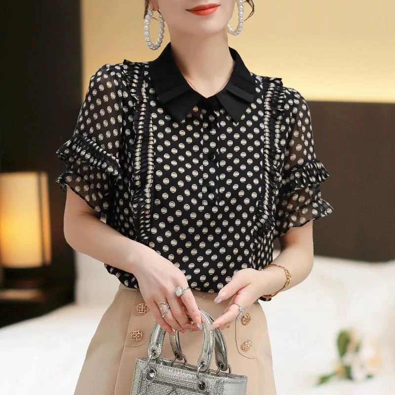 7446#新款女装时尚上衣