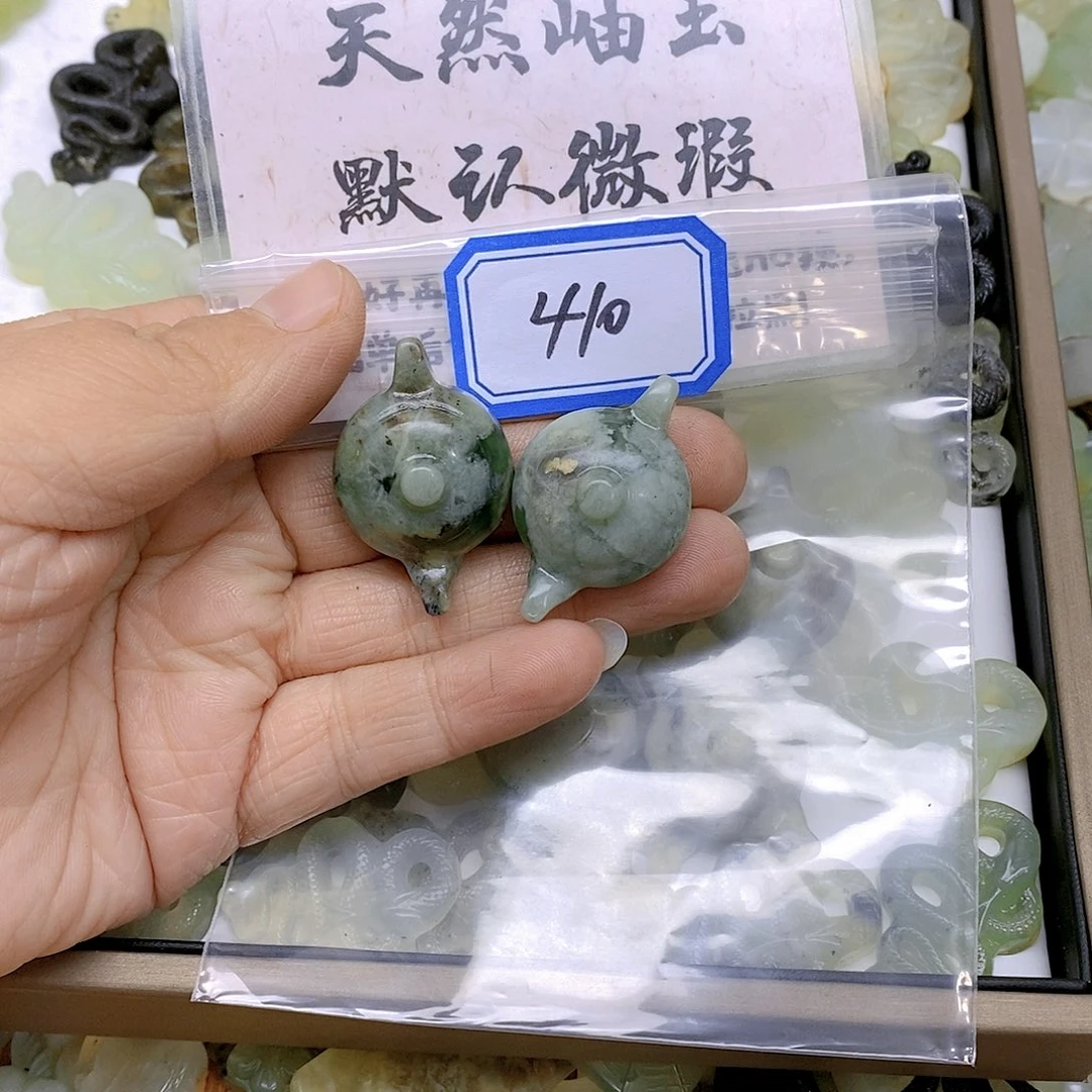 蛇纹石玉颈饰未镶嵌410