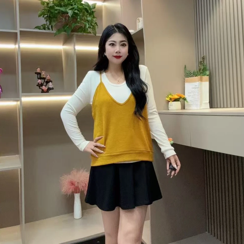 冬季两件套-酷 3600时尚潮流气质百搭显瘦洋气胖MM大码女装新款