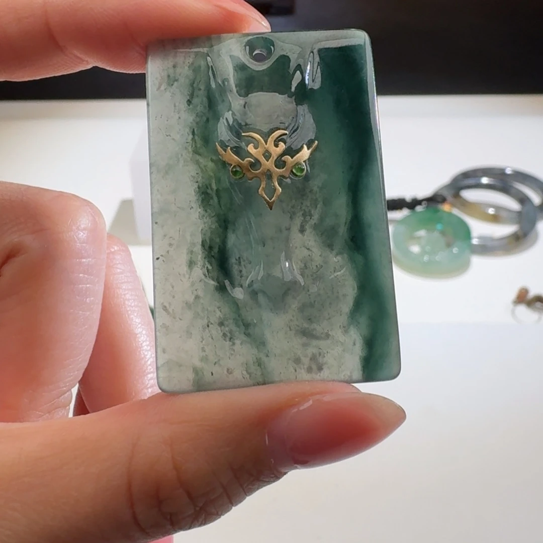 翡翠吊坠(不含链)未镶嵌雅