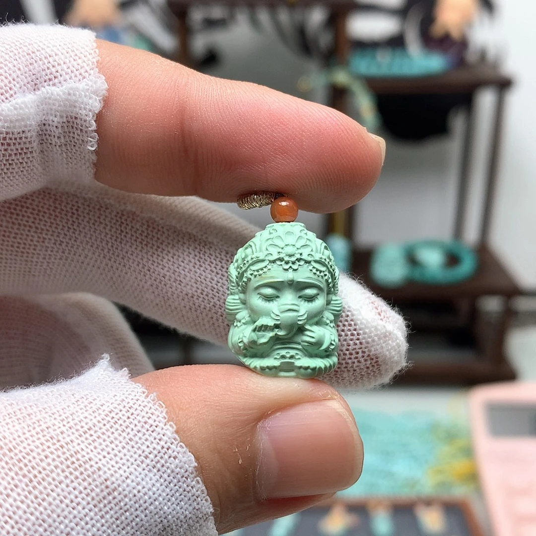 未镶嵌绿松石挂件