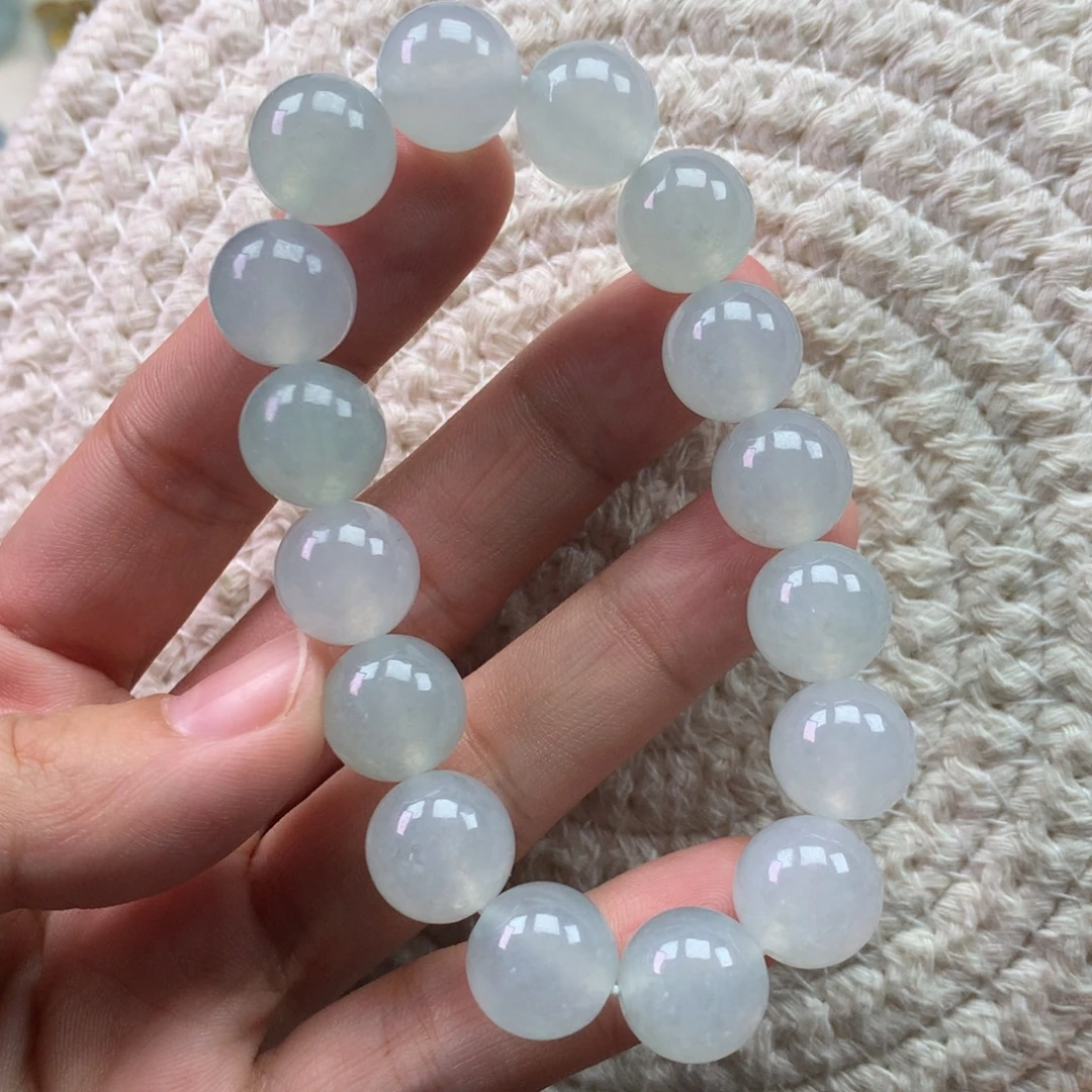 翡翠未镶嵌颈饰天然翡翠卡12.6手串定金