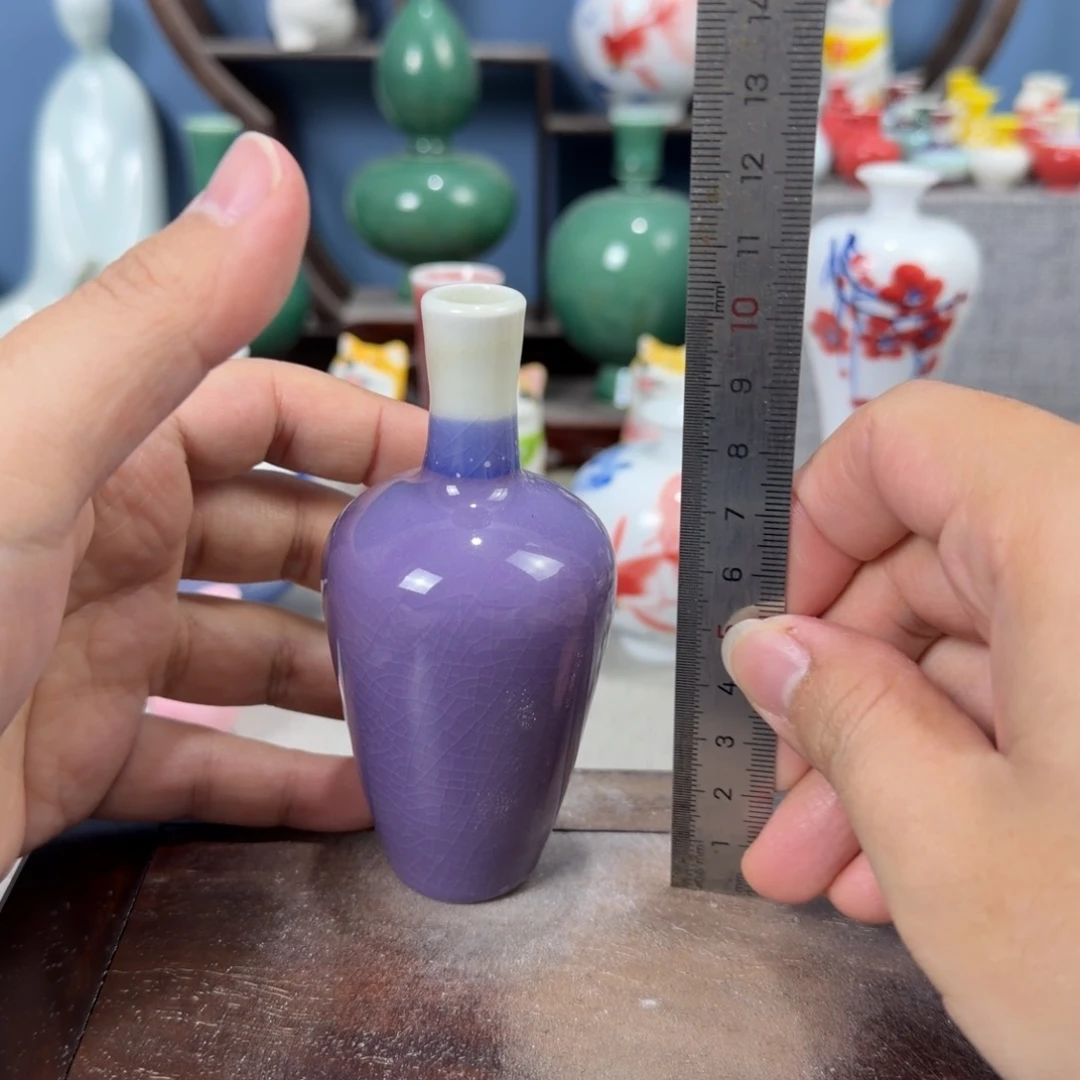 陶瓷手工小花器摆件