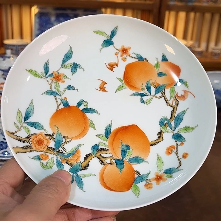 錡镇堂手工手绘壶承