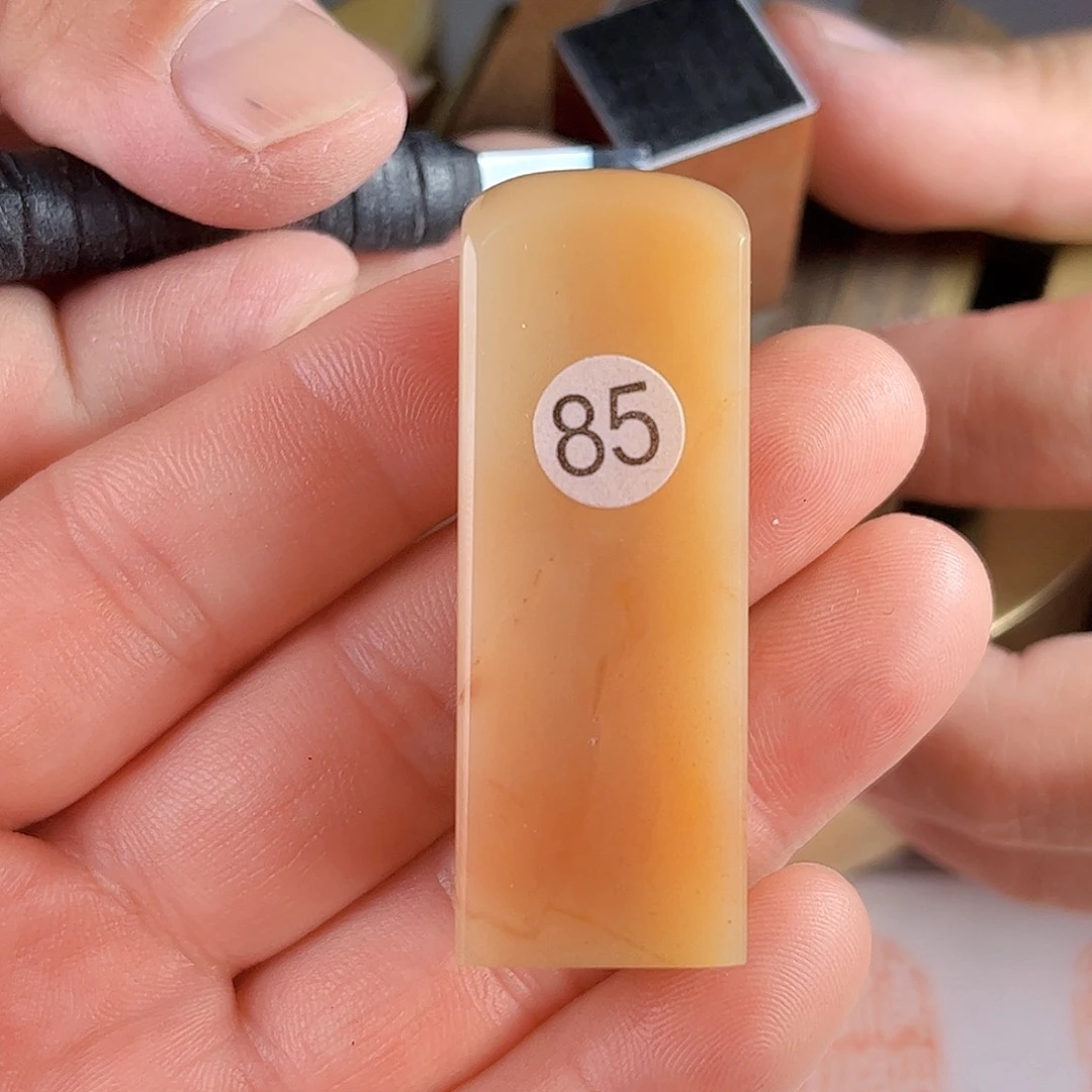 寿山石印石老挝石85号1.9厘米