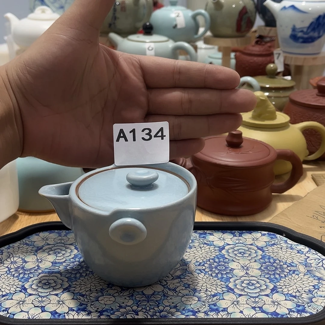 瓷片茶摆件工艺品摆件666