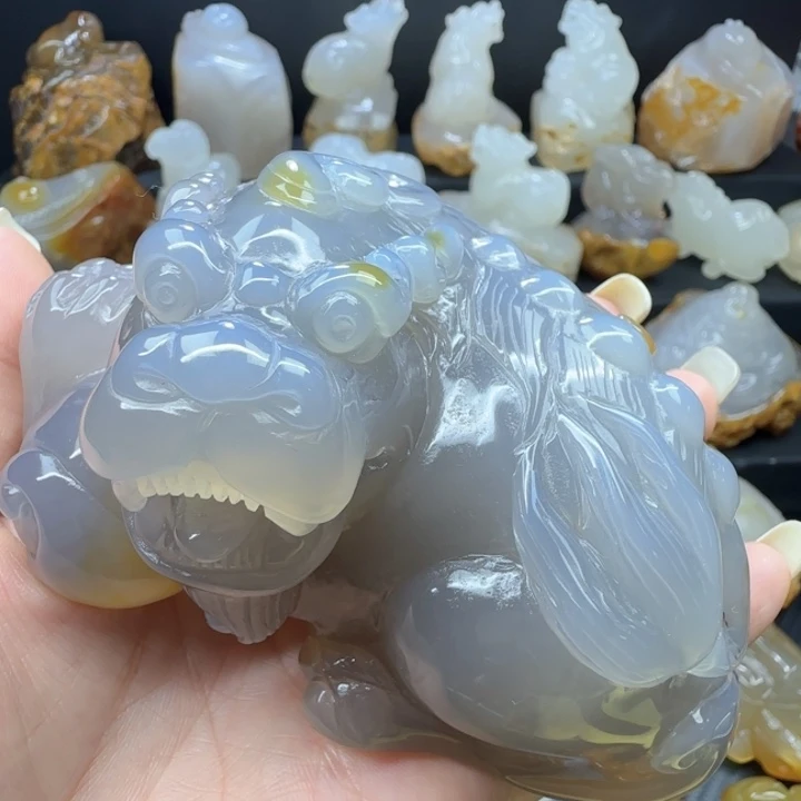 玛瑙/玉髓未镶嵌摆件