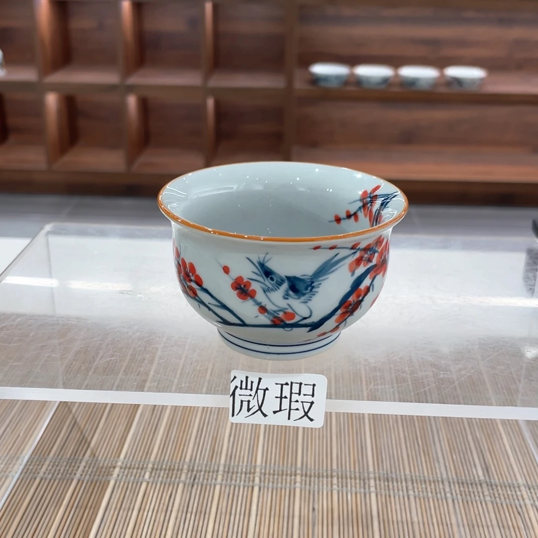 微瑕釉下彩纯手绘