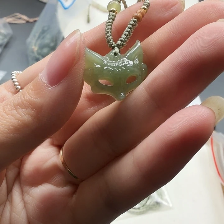 和田玉未镶嵌颈饰026