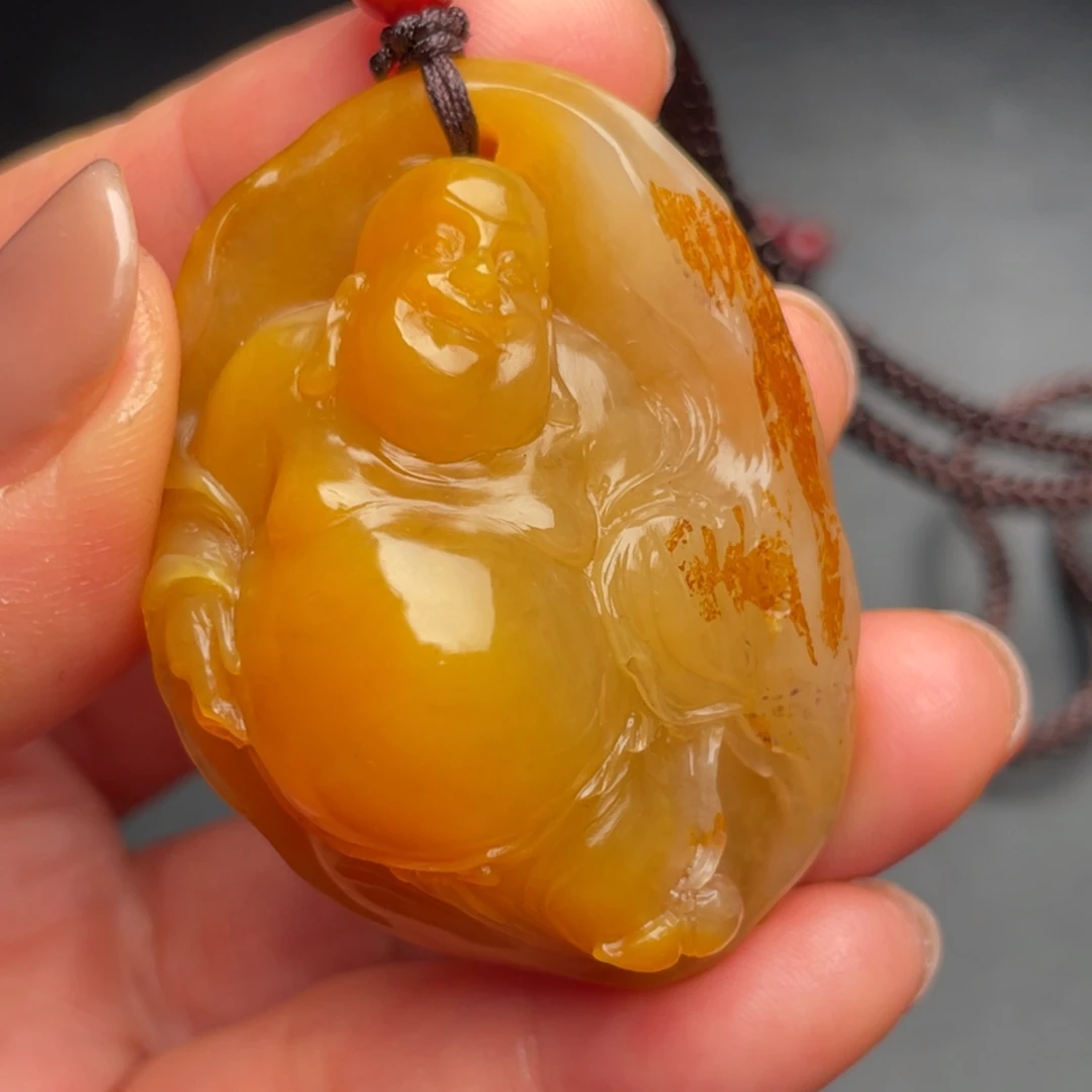 十***糊田黄石田黄石手把件印章牌子