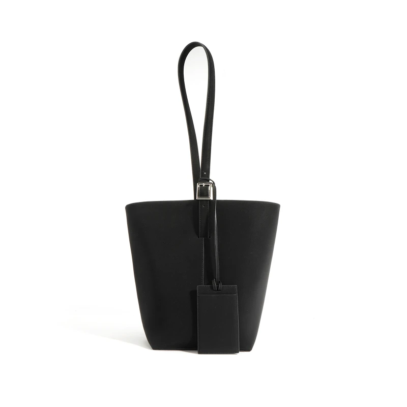 【C&R】时尚单肩水桶包ZG-7709-绅士黑/17x17x27cm