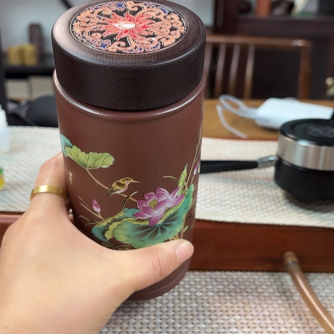 紫砂茶杯宜兴紫砂杯