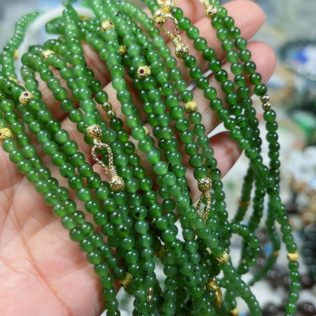 和田玉手链拍一发一多样性未镶嵌