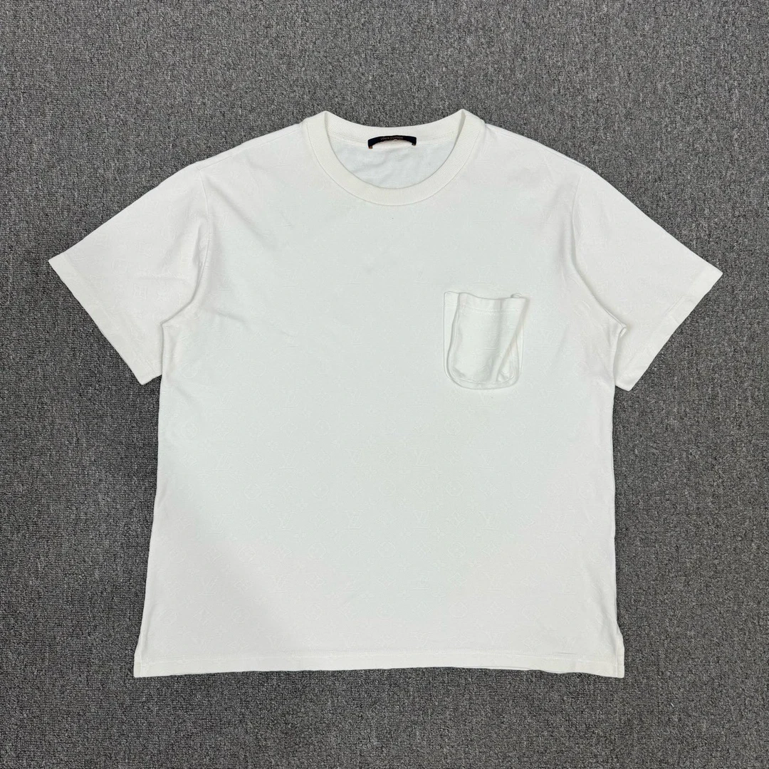 99新 LV LV白色口袋暗纹满印短袖 XXL码99新 8448369