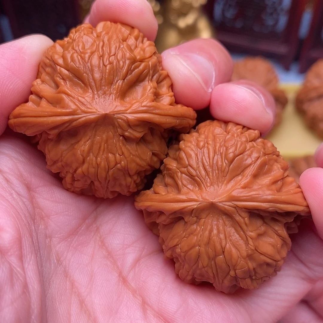 把件文玩核桃全品毕业山地正磨40尺