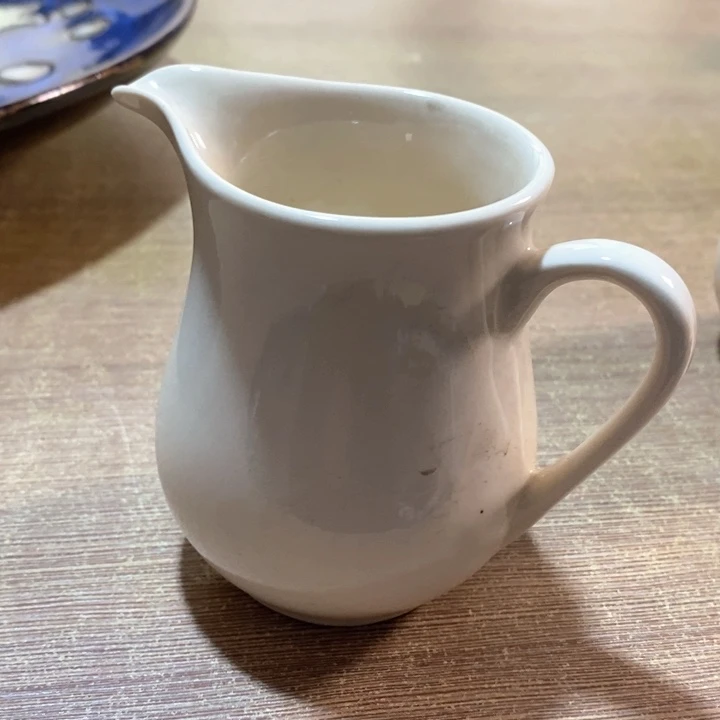 瓷片象牙瓷公道杯