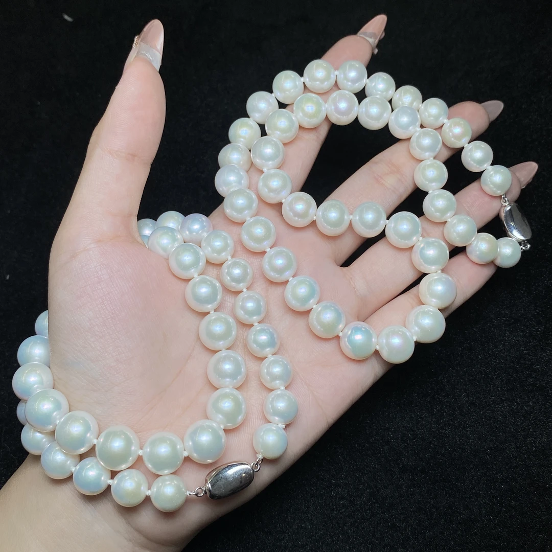 【小北珠宝】淡水珍珠项链约9-11mm【多样性发一件】27-WJ22X23