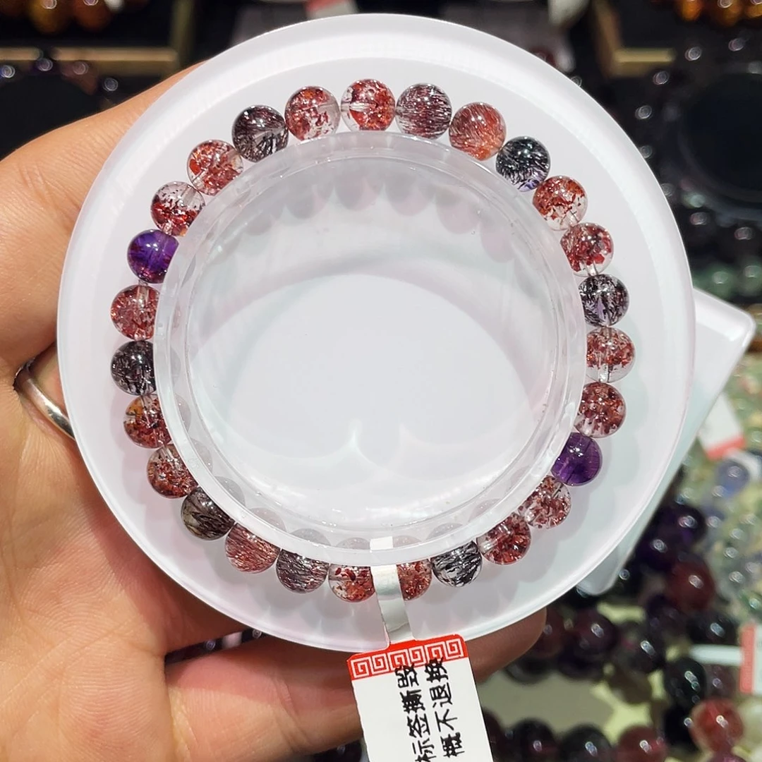 水晶手链未镶嵌草莓超七6.6