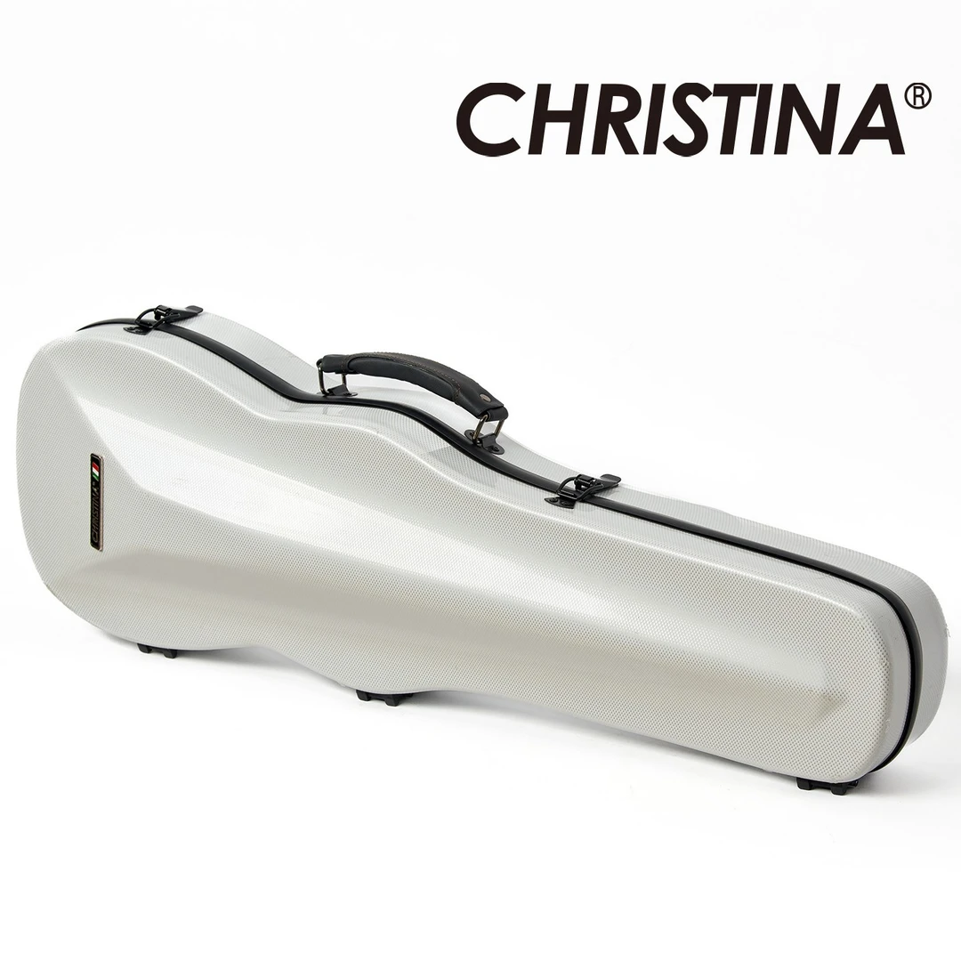 Christina小提琴琴盒 白色琴盒琴包超轻碳纤维 4/4 可背