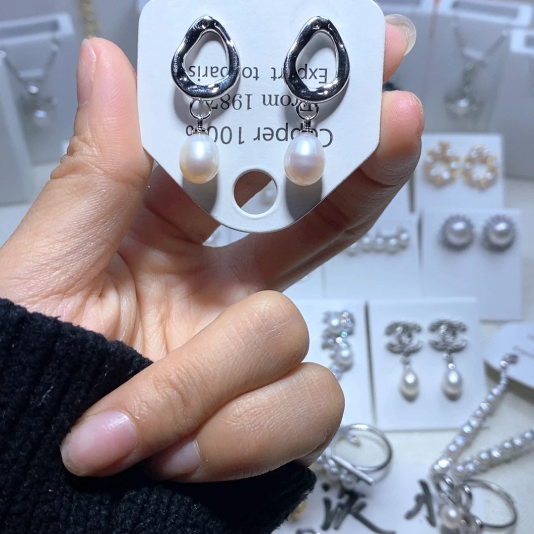 耳饰未镶嵌淡水珍珠