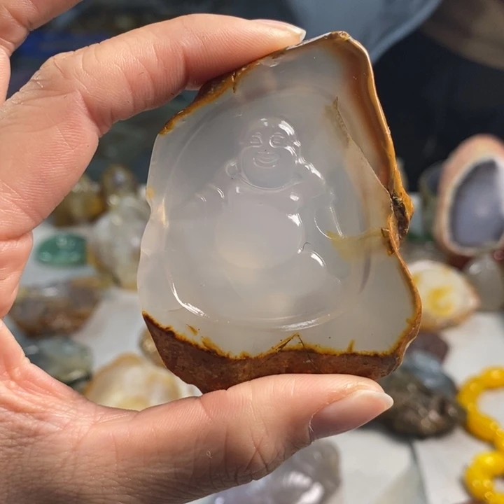 玛瑙/玉髓吊坠(不含链)未镶嵌