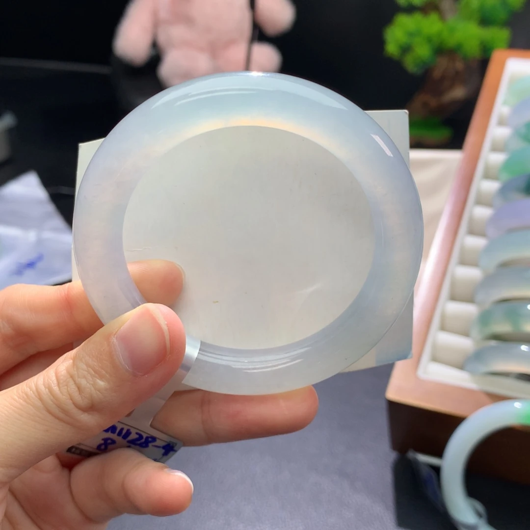 翡翠未镶嵌手镯闪购 17