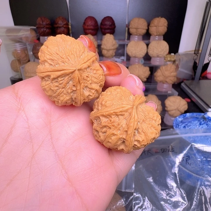 把件文玩核桃1号车36尺寸放漏三棱