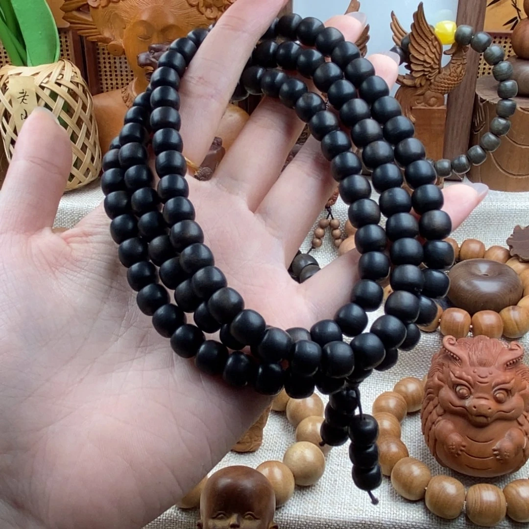 檀香木手串/手链迈索尔，老山檀香，阴沉0809瑕疵，奶凉