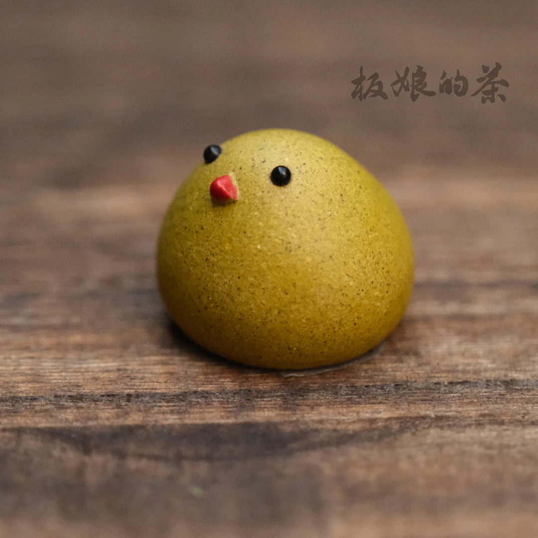 板娘的茶 宜兴全手工紫砂茶宠小鸡茶宠   茶配件摆件