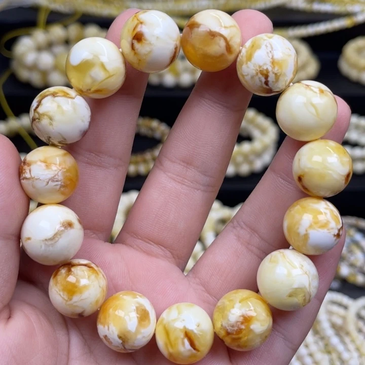 蜜蜡未镶嵌珠宝奇石14.3m