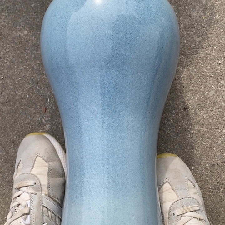 紫砂花盆高约43口约18