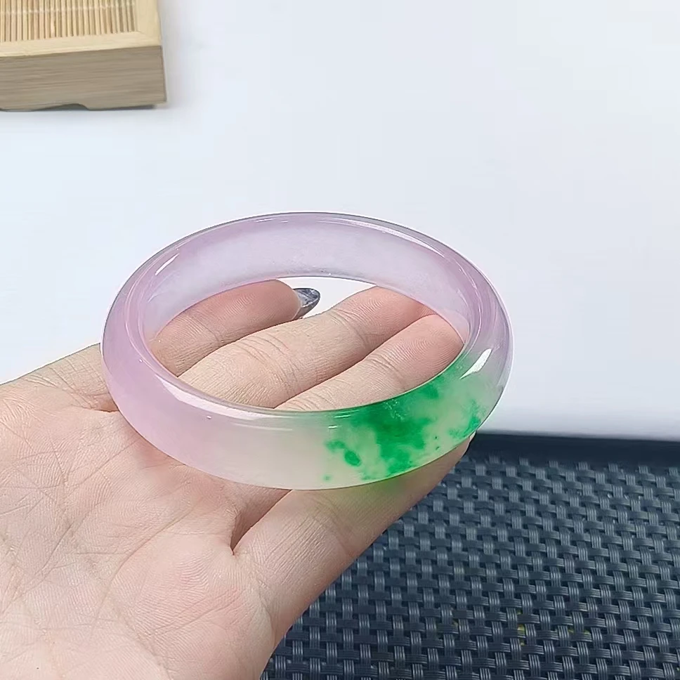 紫绿常精美雕刻气质男女同款百搭精致奇石