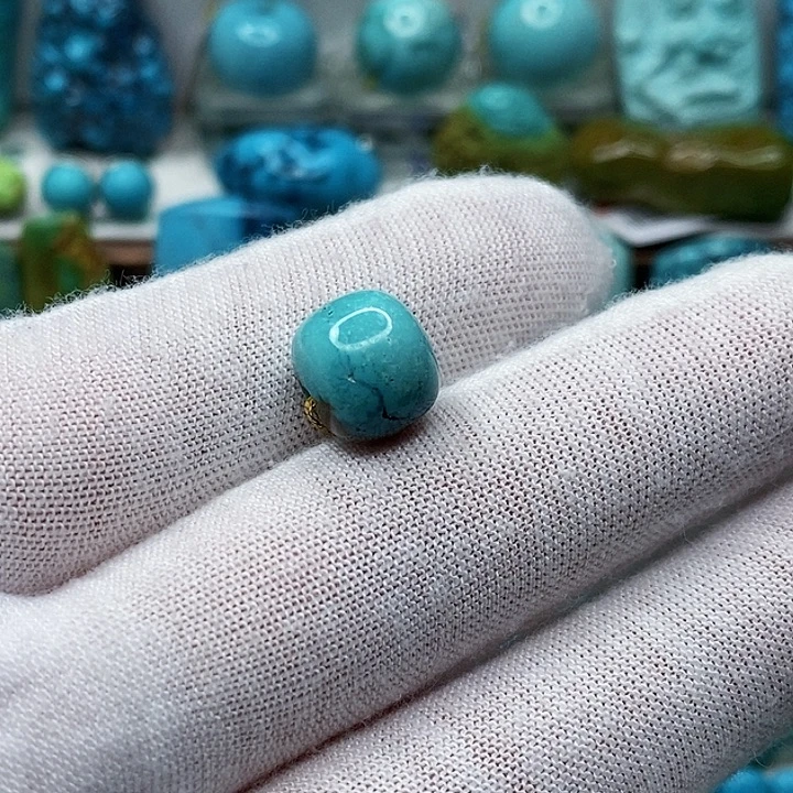 绿松石未镶嵌天然原矿 地大质检