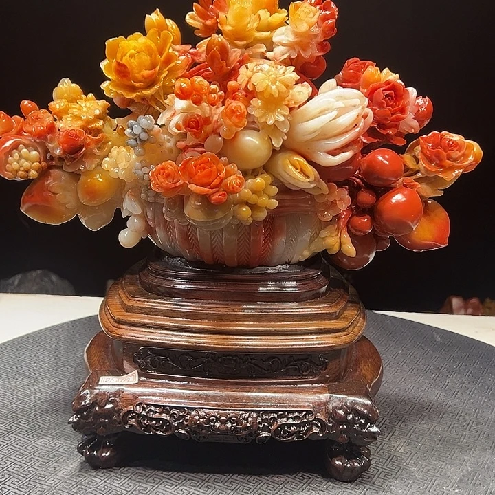 郁***山寿山石山水风光秀丽迷人