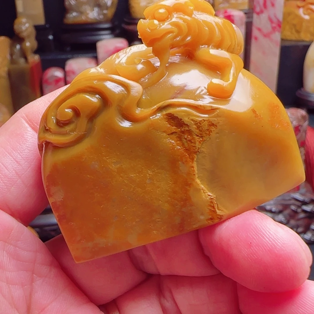 昌化石田黄石印章
