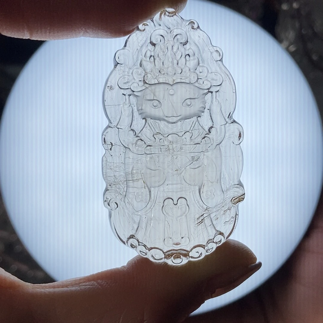 颈饰未镶嵌水晶水晶吊坠