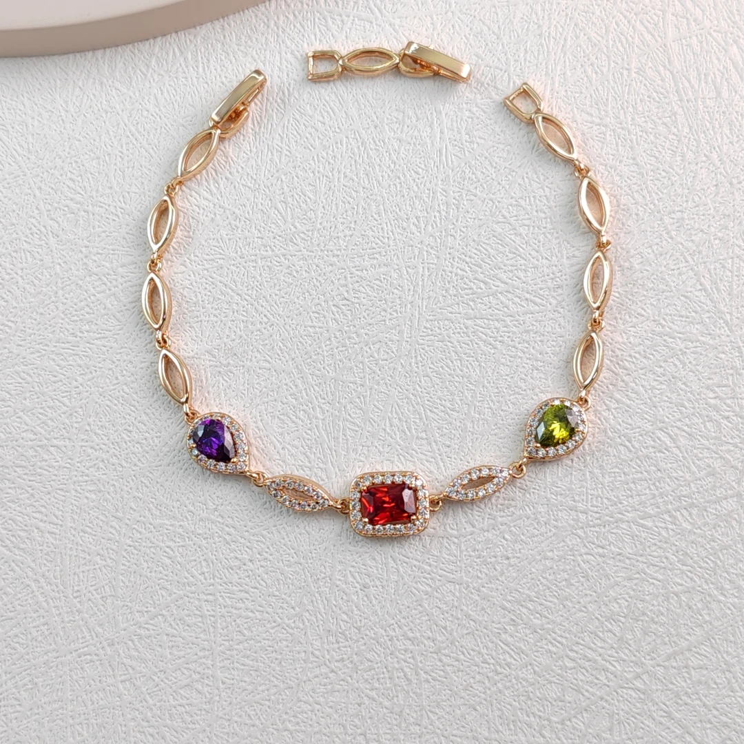 XUPING/旭平首饰 合金合成锆石手链 【参与满赠】 GDJ X000990261