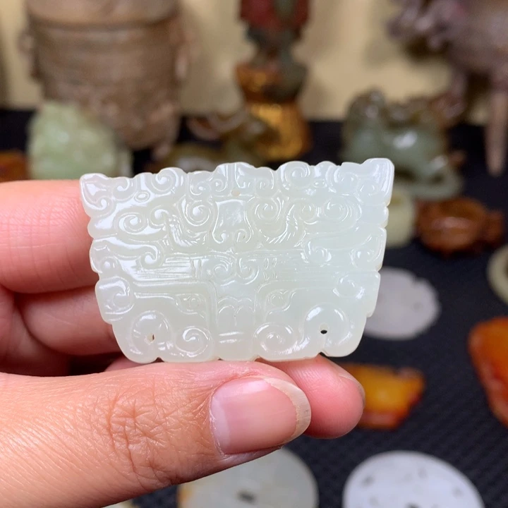 和田玉挂件未镶嵌