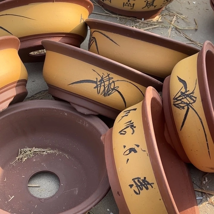 紫砂花盆               100-7