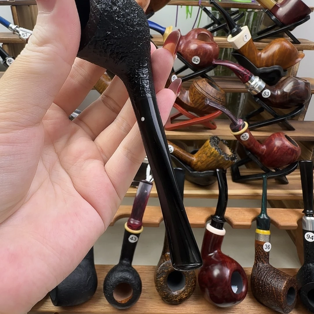 石楠木手工撞球烟斗