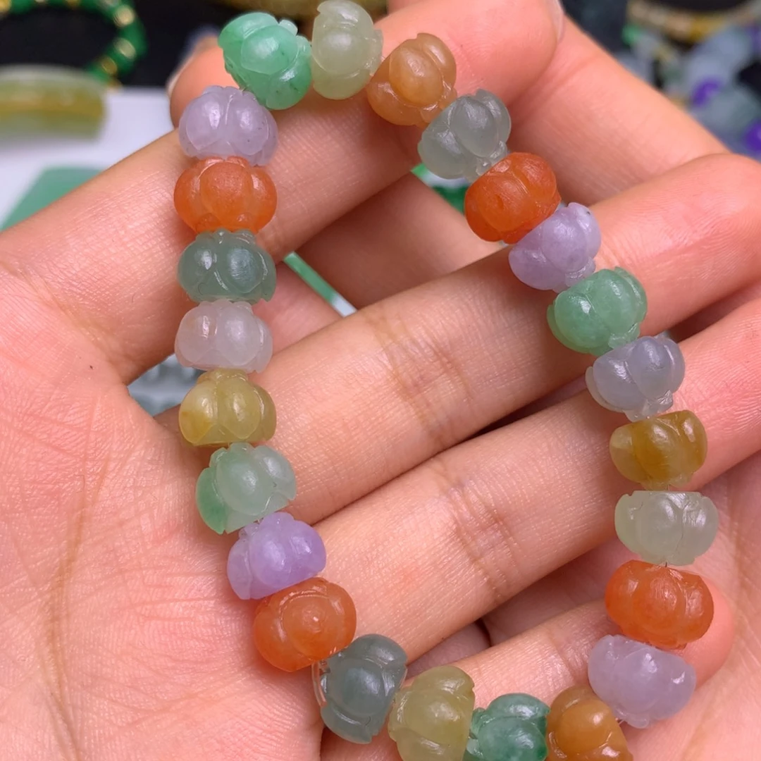 大***睛定制翡翠未镶嵌手串