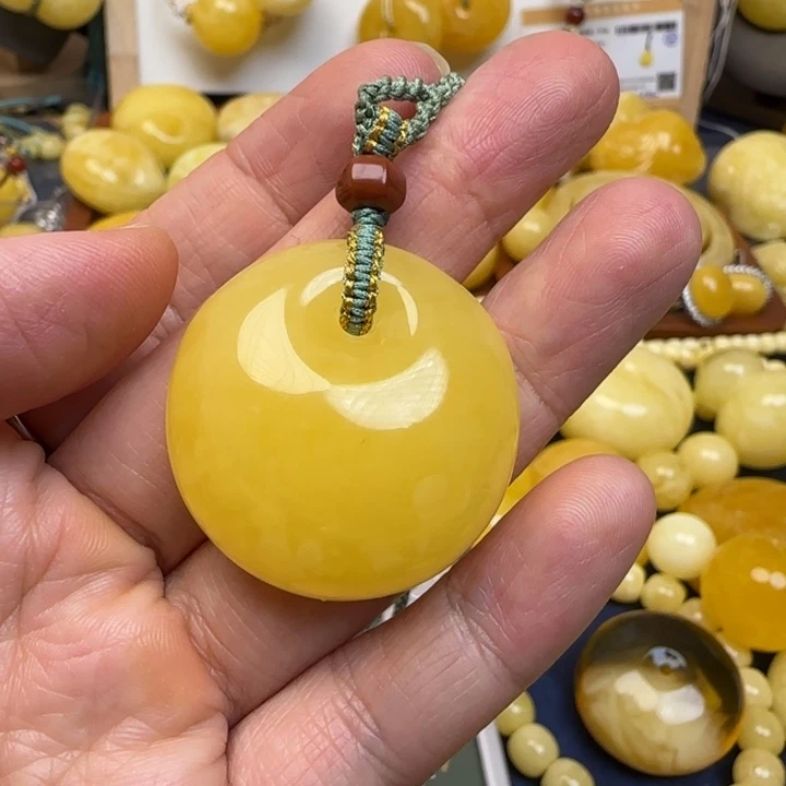 蜜蜡未镶嵌颈饰天然蜜蜡