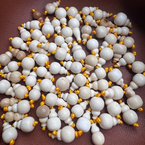 B02保真猛犸牙弟子珠配饰微瑕diy随机发不可选