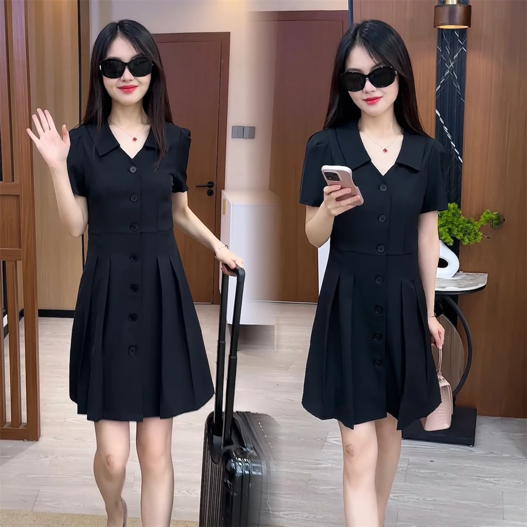 【婉星儿品牌】显瘦女装连衣裙长裙气质高级感收腰设计减龄小众法式