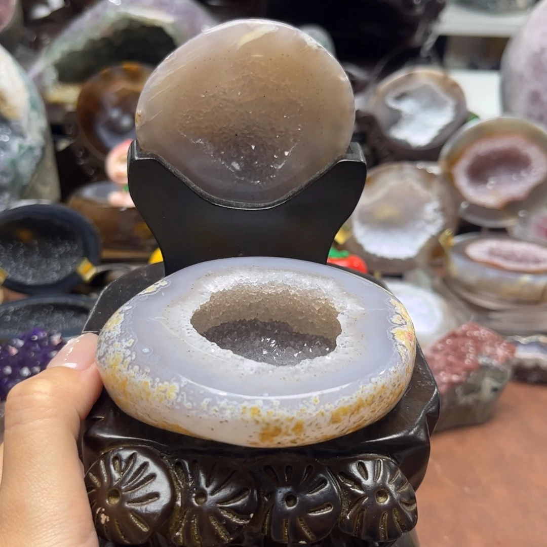 未镶嵌紫晶摆件水晶