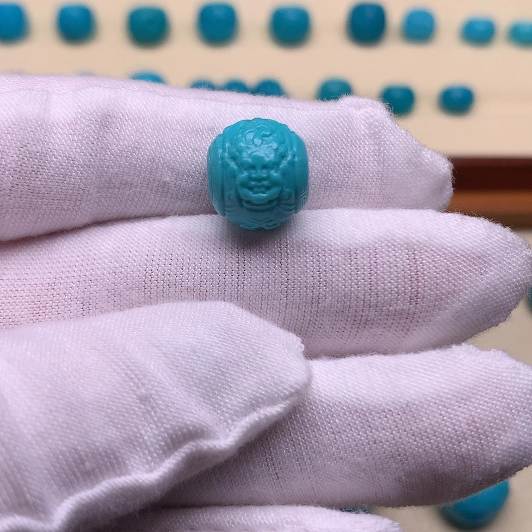 绿松石未镶嵌天然原矿绿松石黄财11.4