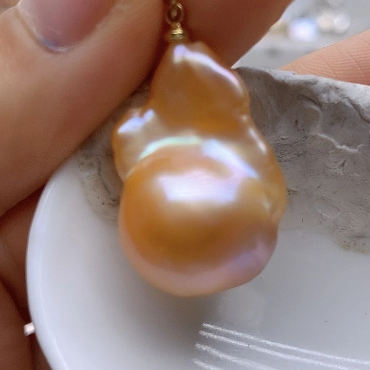 淡水珍珠未镶嵌吊坠(不含链)