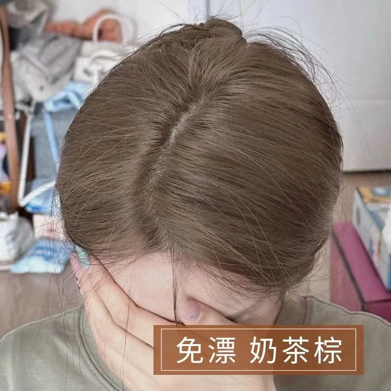 奶茶棕色染发膏2025流行色植物学生自己在家薄荷米棕色染发剂潮流