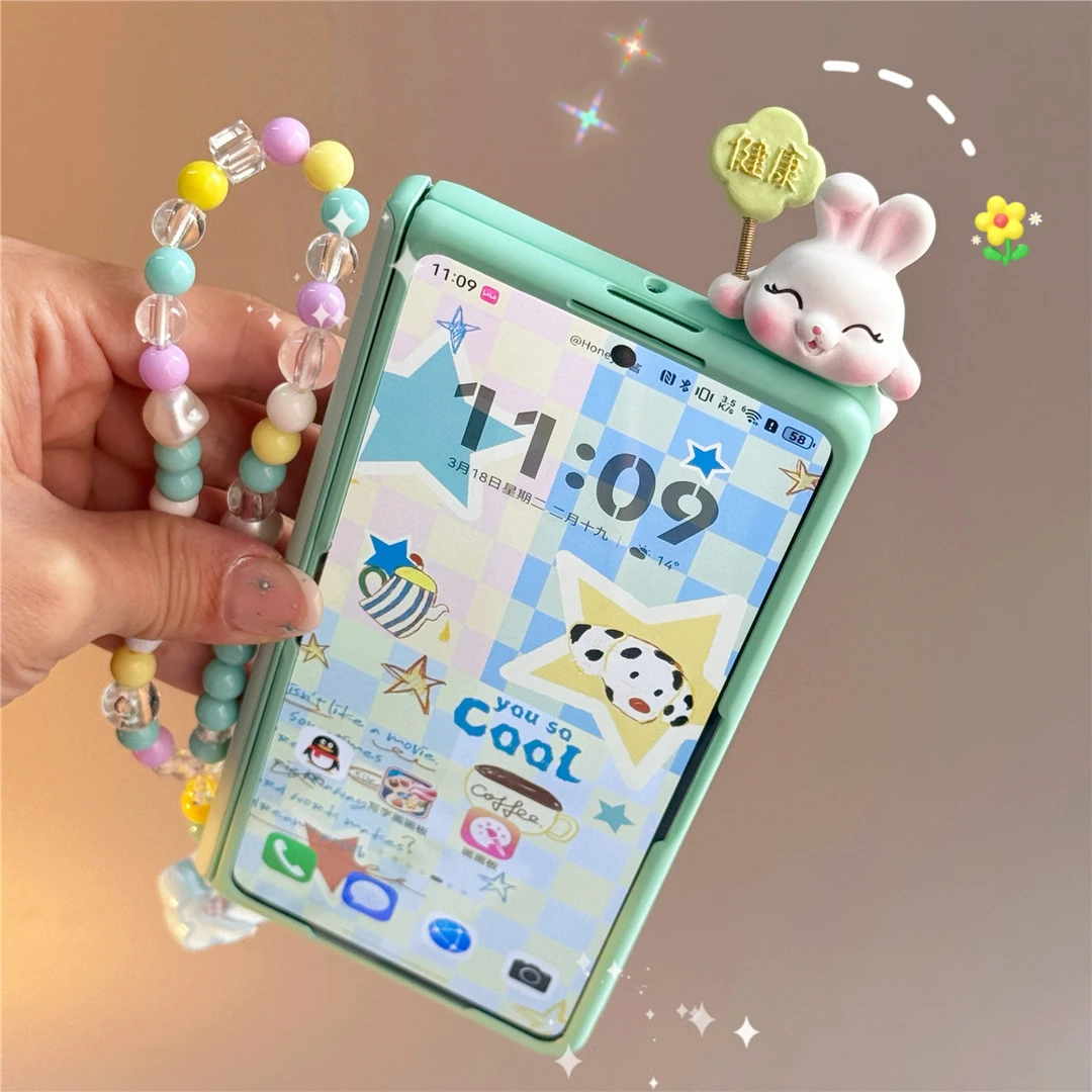 适用oppofindn5手机壳可爱卡通华为matex6折叠屏X5全包防摔保护壳