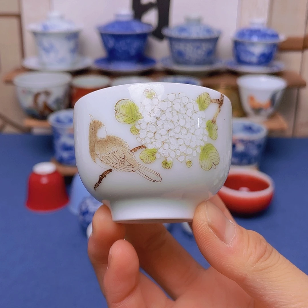 景德镇手工陶瓷茶杯